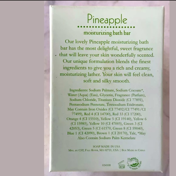 CST COMMONWEALTH PINEAPPLE MOISTURIZING BATH SOAP - Picture 3 of 3